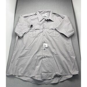 Flying Cross Postal Clerk MENS Short Sleeve Button Shirt Size 3XL